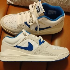 Jordan Stadium 23 White and Blue Sneakers Size 9 NWoT